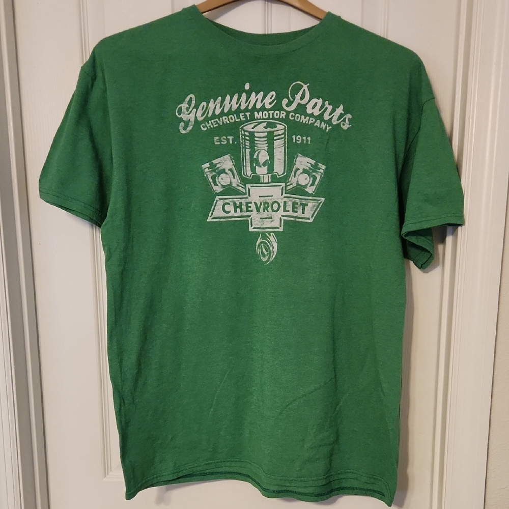 Chevrolet Green Short Sleeve Men's Tee